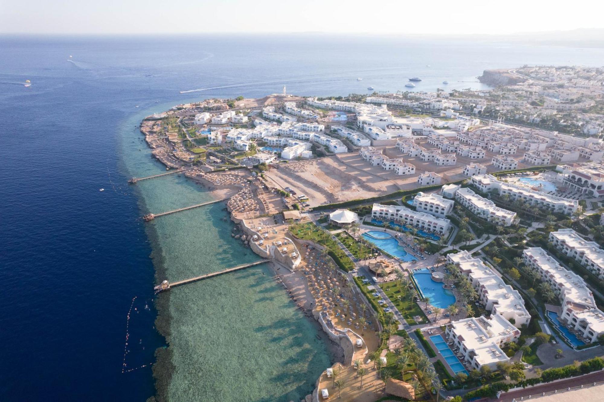 Safir Sharm Waterfalls Resort Eksteriør bilde Aerial view of El Alamein